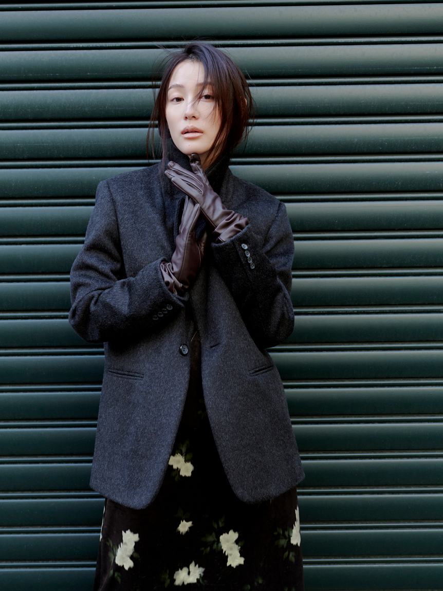 シャギーシングルジャケット(テーラードジャケット)｜アウター