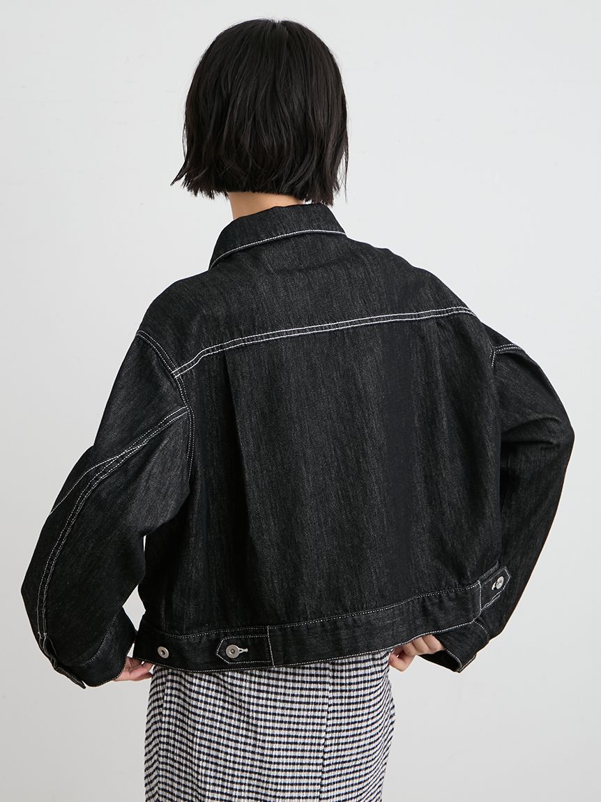 ミドルカットデニムジャケット(デニムジャケット)｜アウター｜MIESROHE