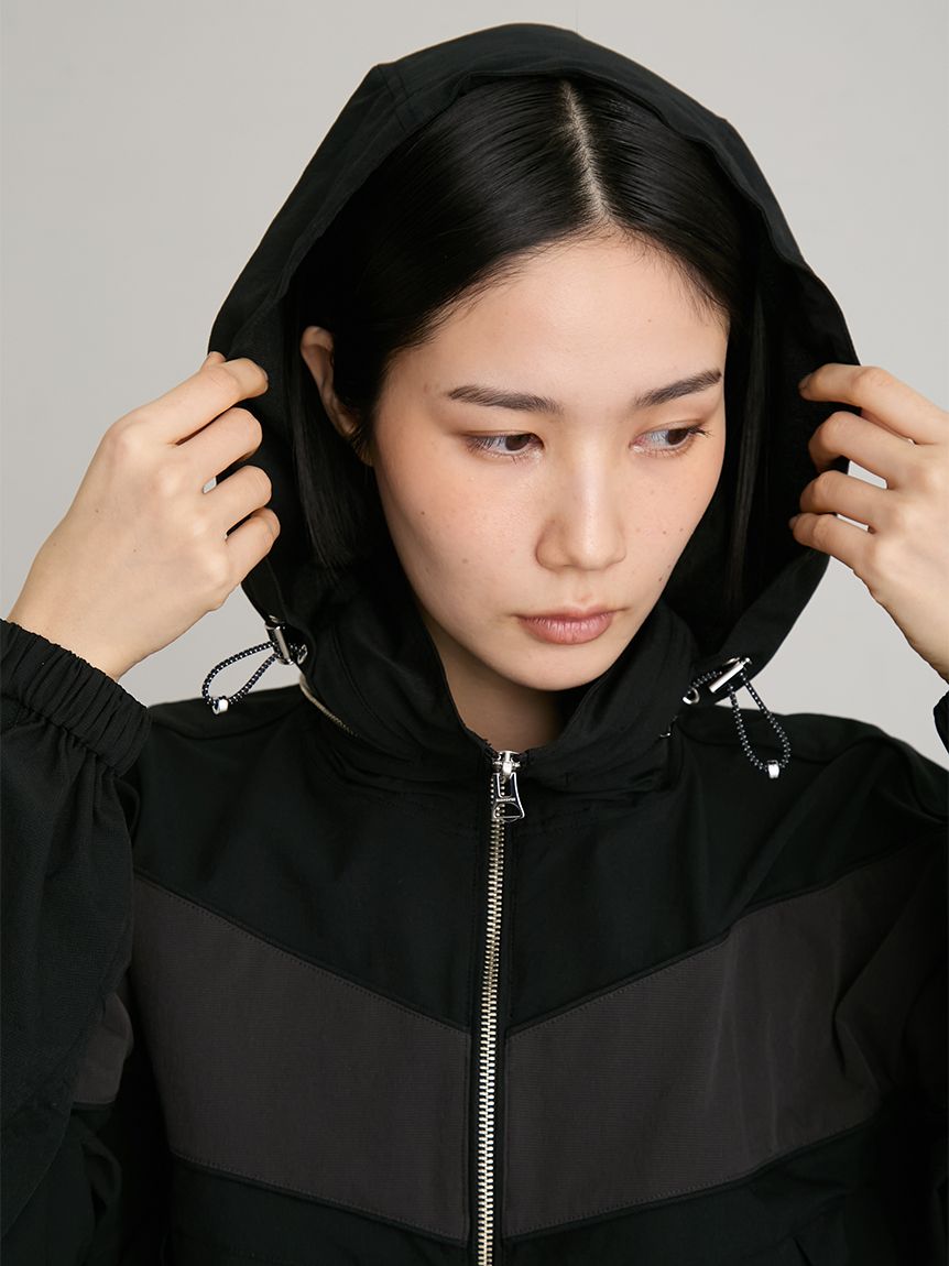 洗える】【撥水】アノラックショートジャケット(ブルゾン)｜アウター 
