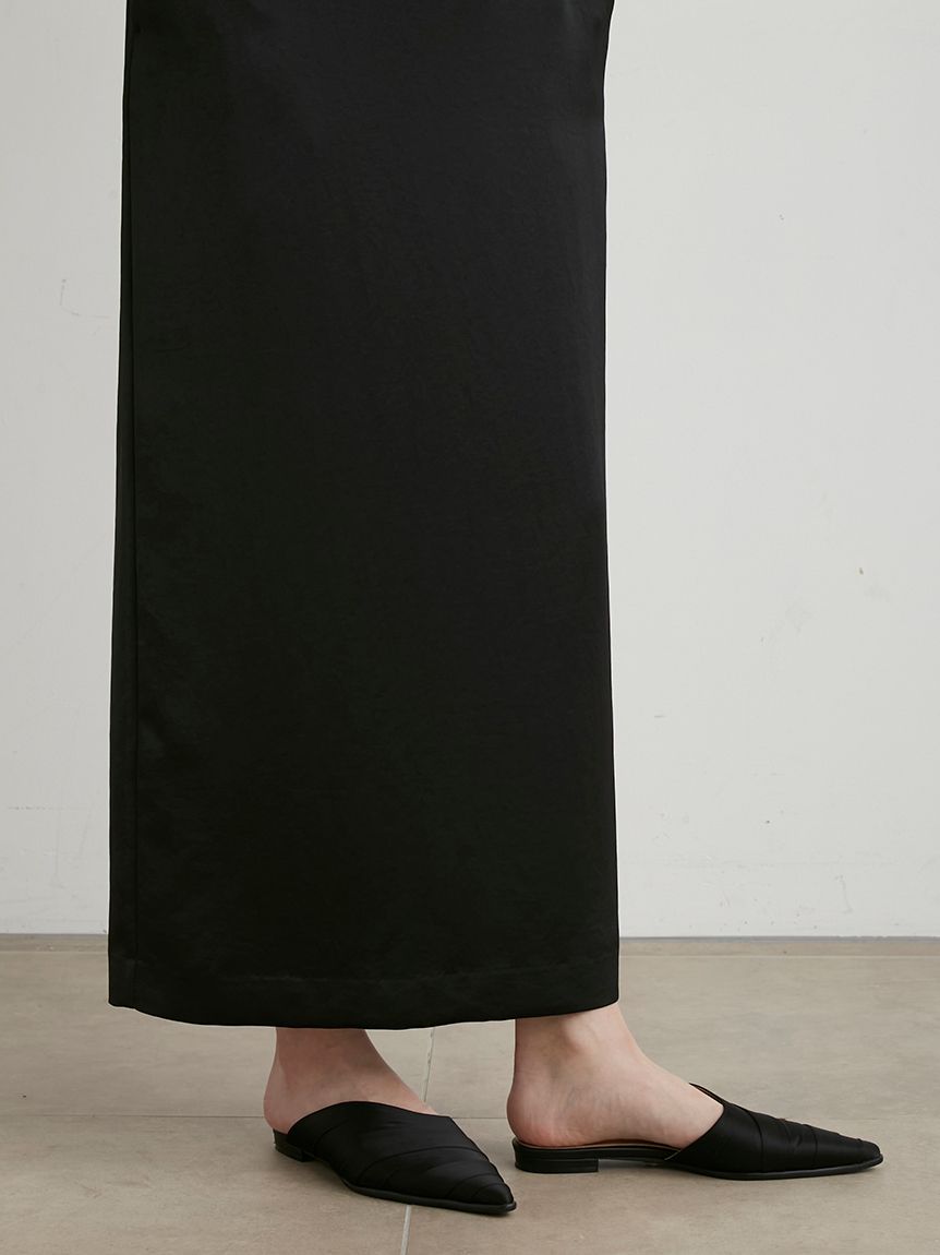 サテンノースリOP(マキシ・ロングワンピース)｜ワンピース｜MIESROHE