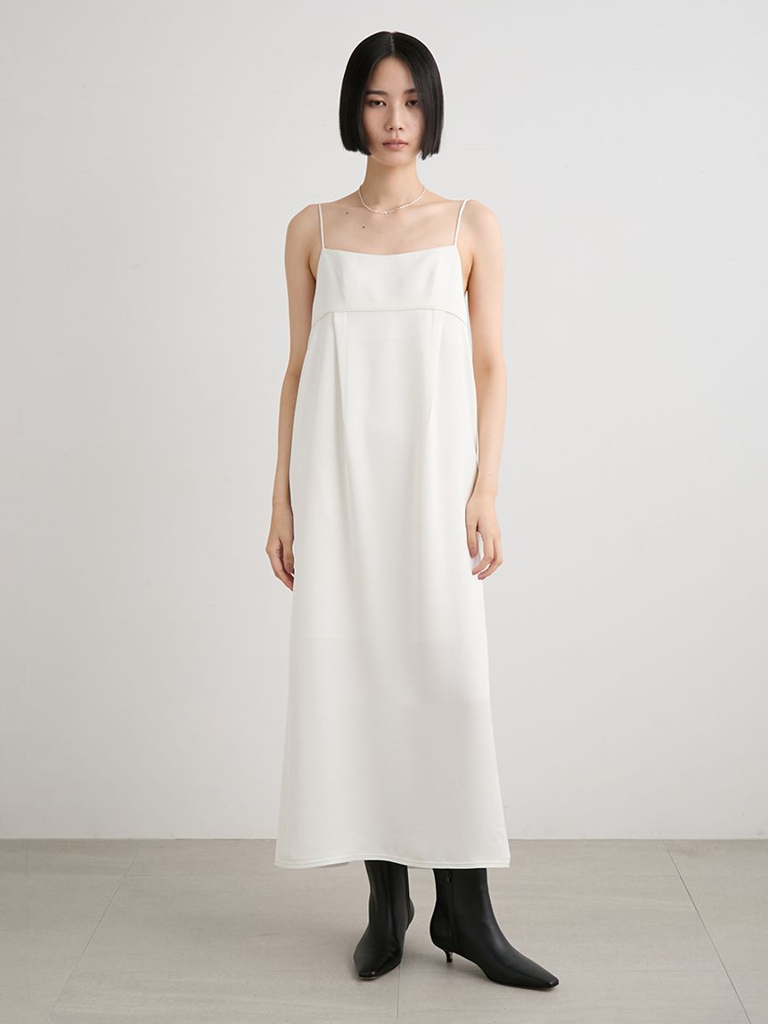 Muse de Deuxieme Class コルピエロ サテンキャミワンピース MUSE de Deuxieme Classe / ミューズドゥーズィーエムクラス | 2024AW