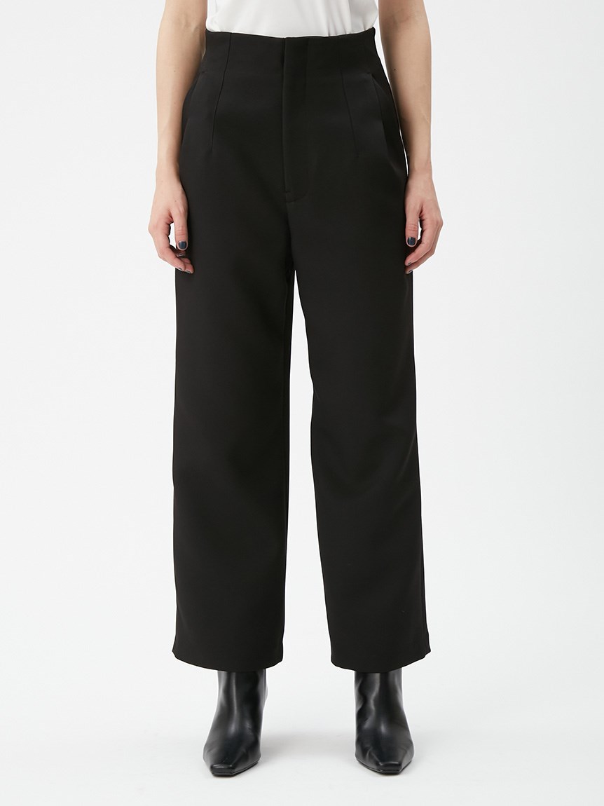 washable sustainable ハイウエストパンツ(ロングパンツ)|パンツ