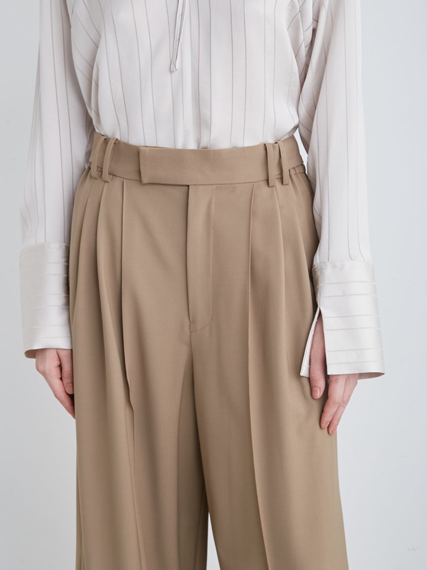 3タックボリュームパンツ(ロングパンツ)｜パンツ｜MIESROHE  