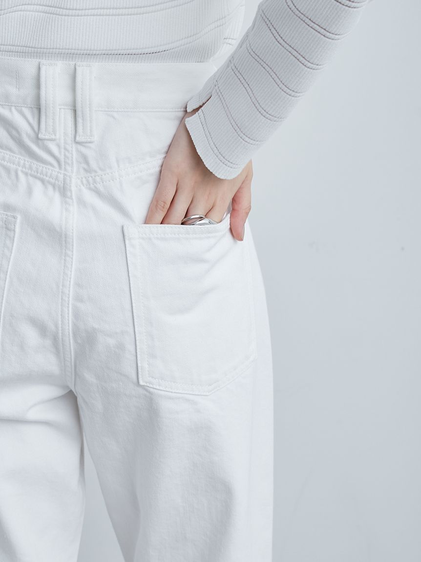 MIESROHE クロップドデニムＰＴ【ウォッシャブル】 クロップドデニムPT(デニムパンツ)｜パンツ｜MIESROHE