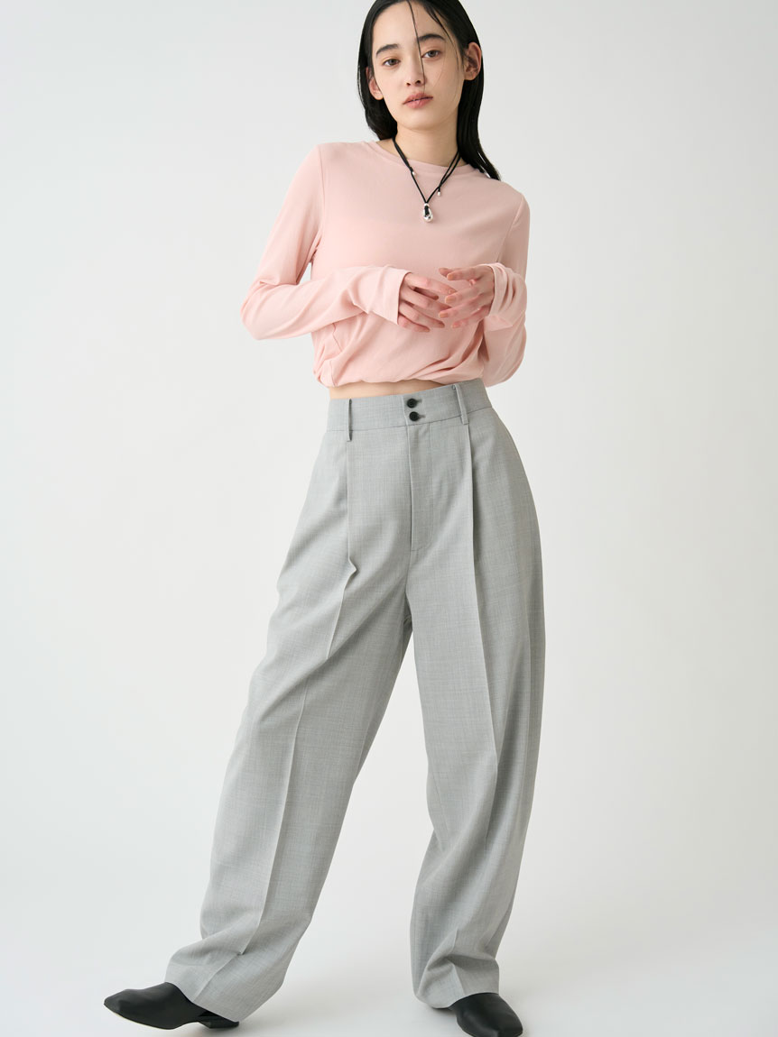 新品▪️MIESROHE（ミースロエ）コンフォートクロップドコクーンパンツ 新品▪️MIESROHE（ミースロエ）コンフォートクロップドコクーン
