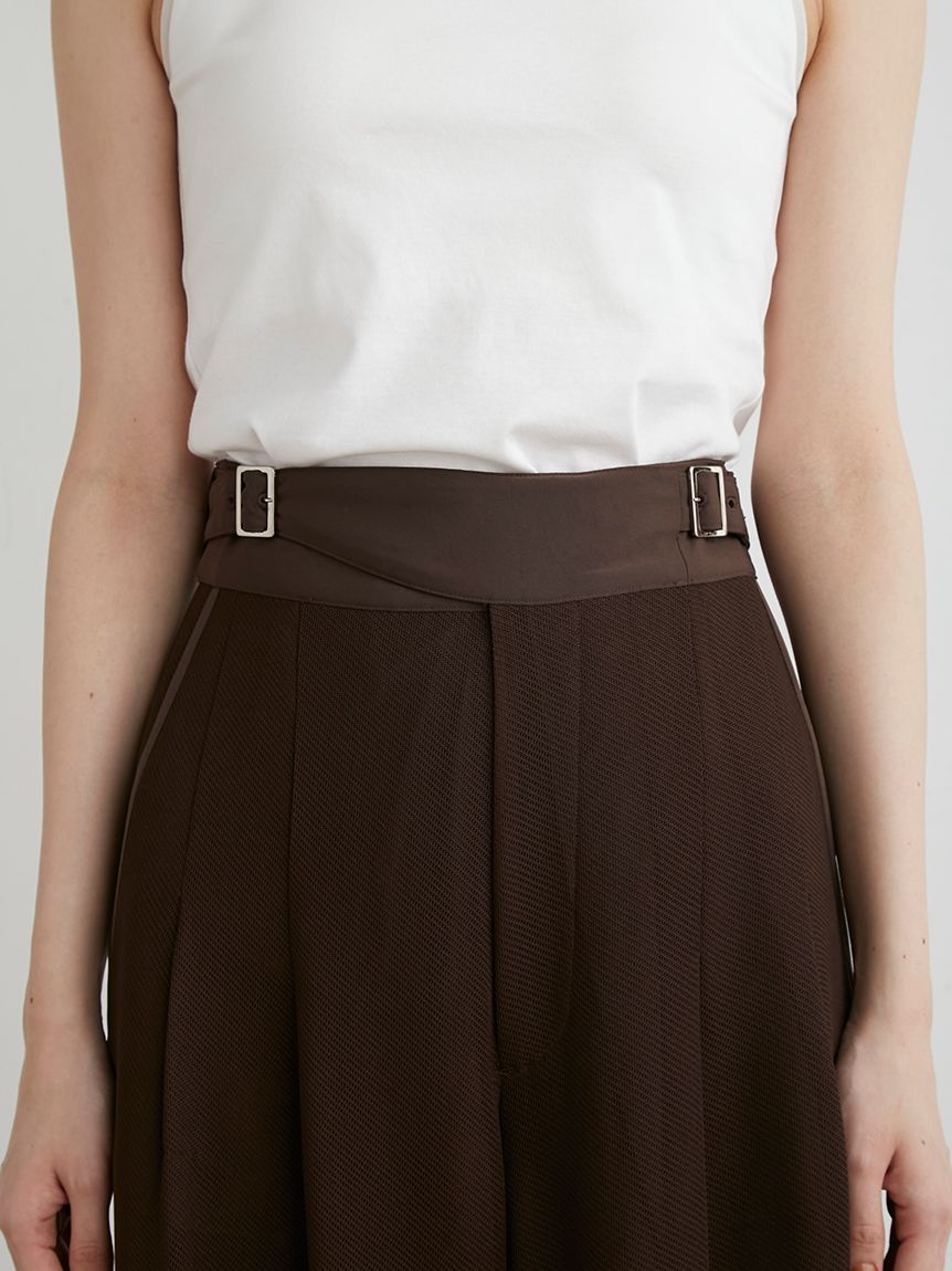 KAREN MILLEN 日本未入荷 テーラード プリーツ ワイドレッグ 黒 Figure Form Bandage Knit Fringe Detail Top | Karen Millen