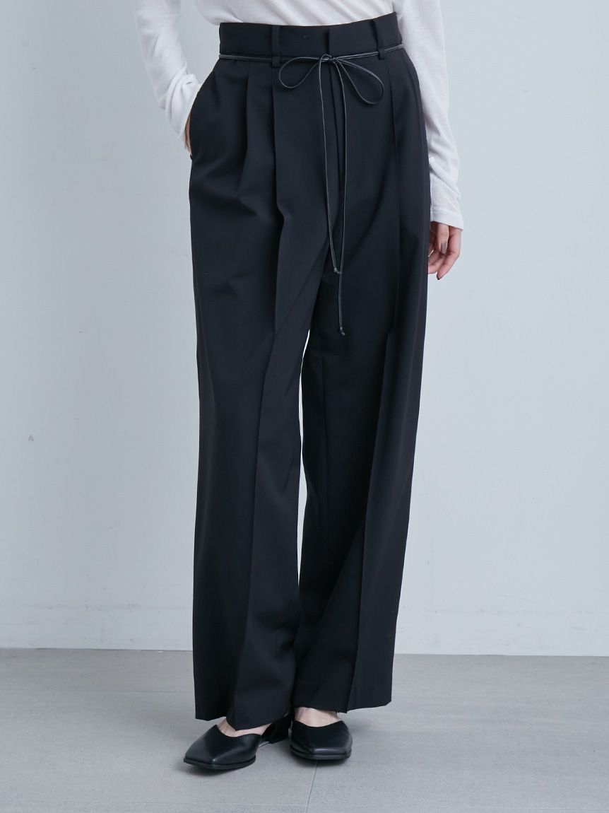 リラクシー2タックマニッシュPT(ワイドパンツ)｜パンツ