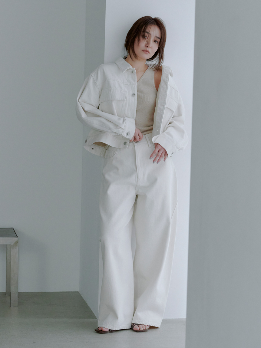 ハイフォルムコクーンデニム(デニムパンツ)｜パンツ｜MIESROHE