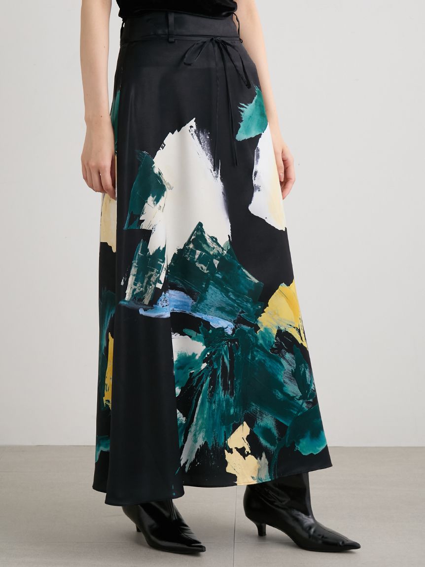 Tibi ベルテッド　スカート ベルテッドナロースカート(ロングスカート)｜スカート｜MIESROHE