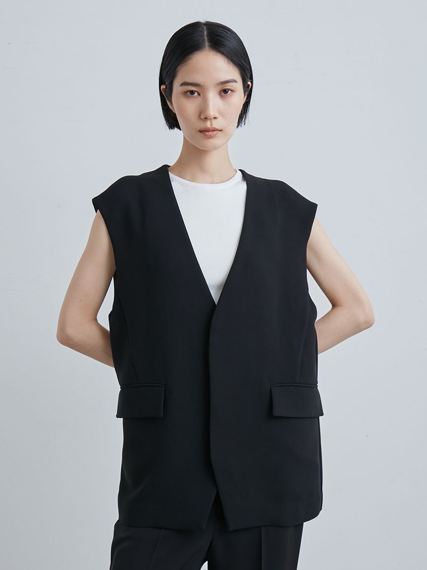 マニッシュオーバーサイズベスト(ベスト)｜アウター｜MIESROHE  