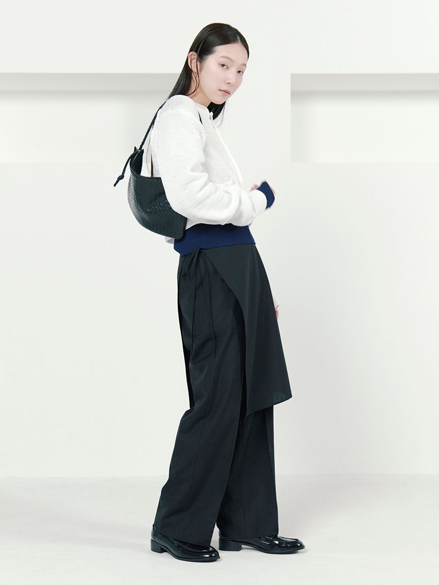 MIESROHE ミースロエ WOVEN LETHER BAG ブラウン WOVEN LETHER