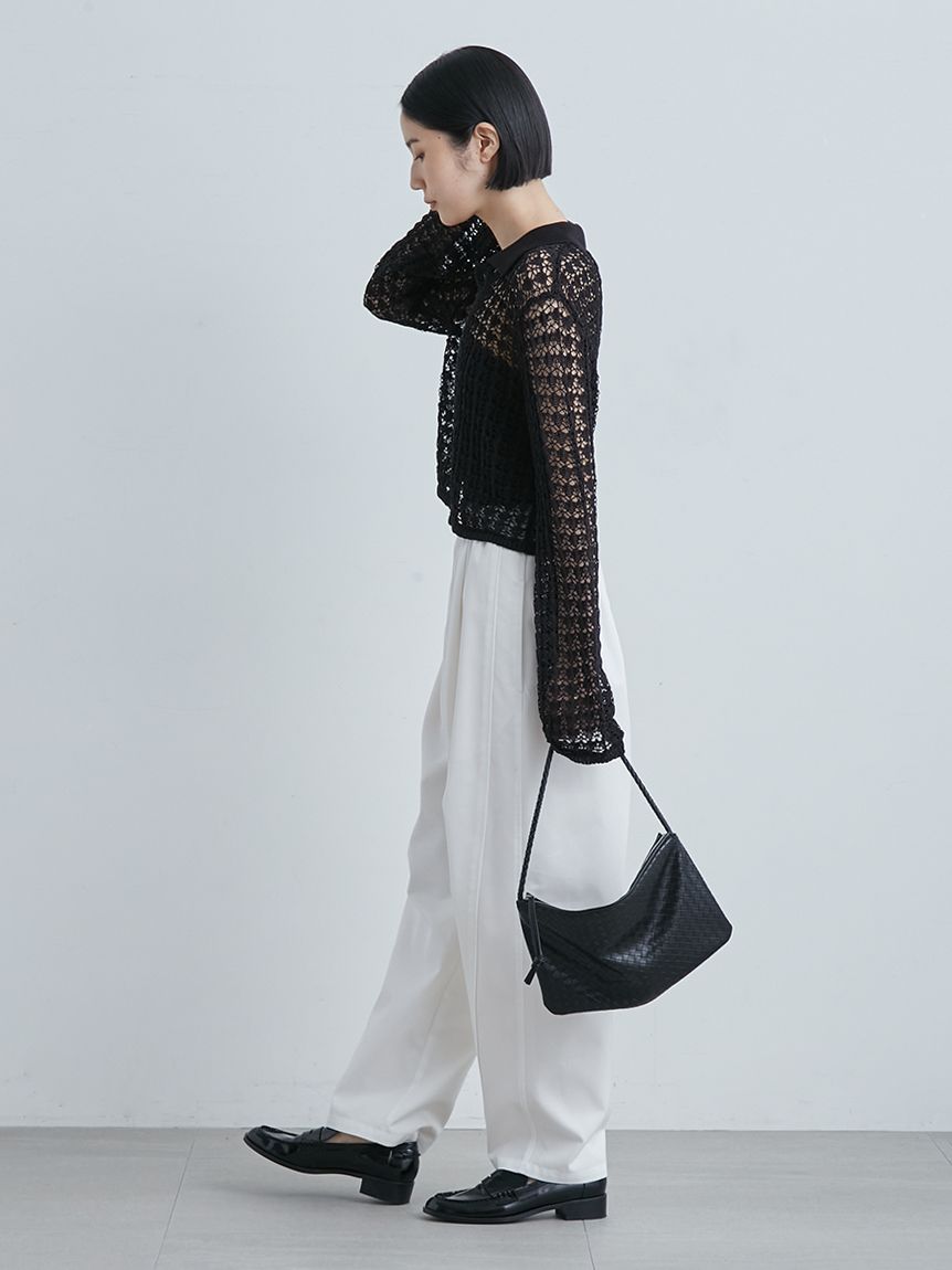 MIESROHE ミースロエ WOVEN LETHER BAG ブラウン MIESROHE ミースロエ WOVEN LETHER BAG ブラウン Amazon