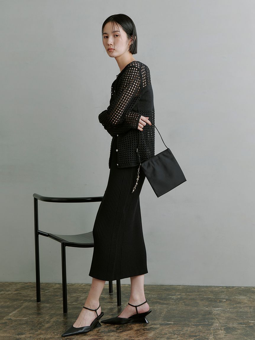 スクエアメッシュニットCD(カーディガン)｜ルームウェア