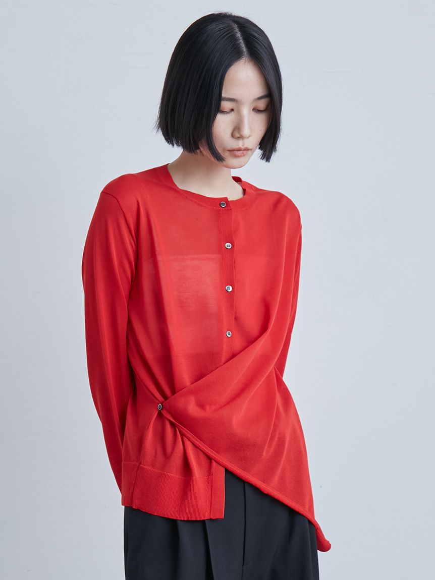 完売品　MIESROHEミースロエシアーストライプニットカーディガン MIESROHEミースロエシアーストライプニットカーディガン MIESROHE