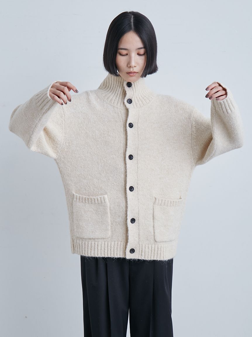 W/NYシャギーニットカーディガン(カーディガン)｜トップス｜MIESROHE