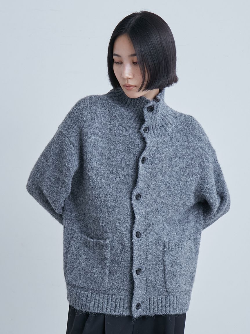 W/NYシャギーニットカーディガン(カーディガン)｜トップス｜MIESROHE