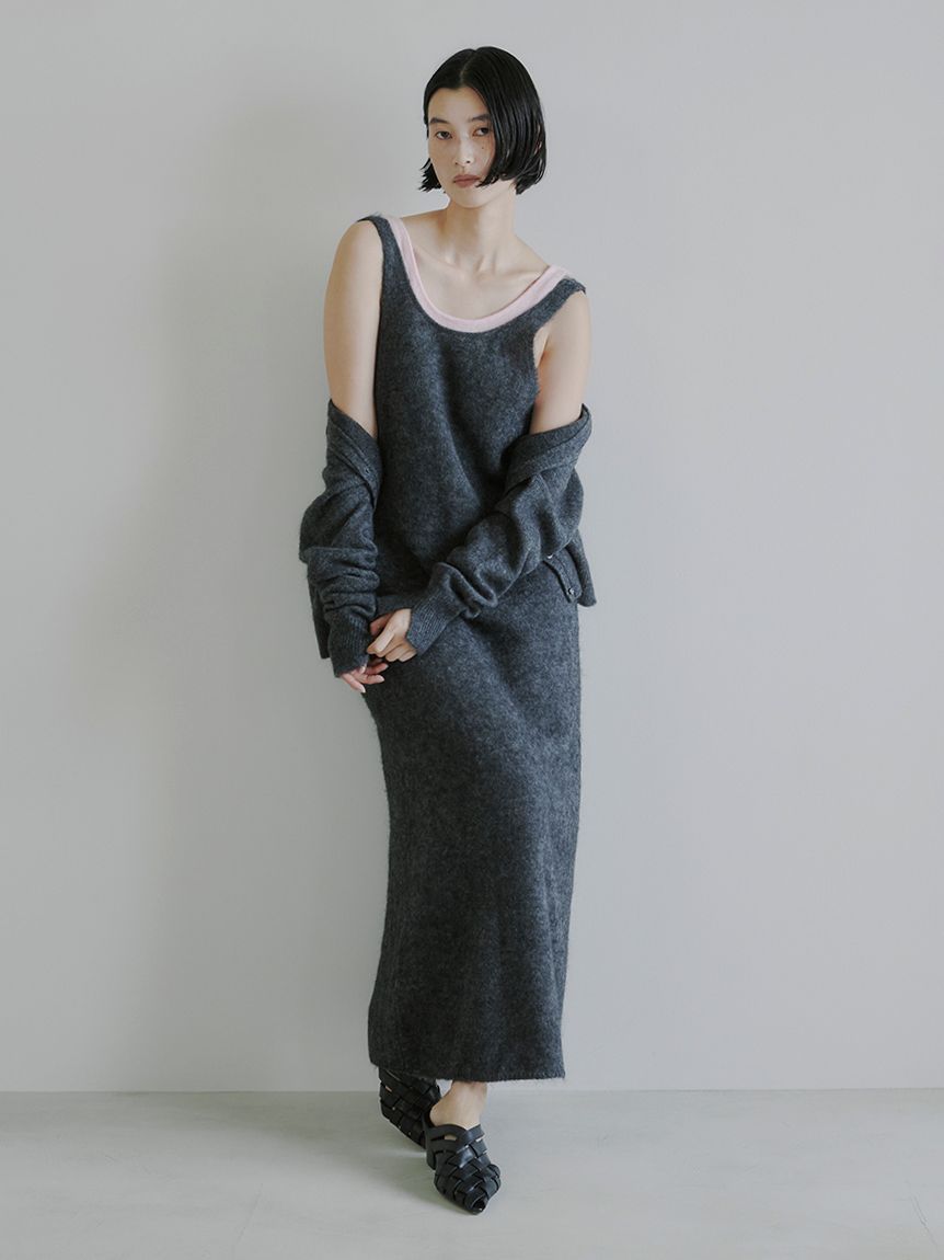 アルパカ混シャツニットカーデ(カーディガン)｜トップス｜MIESROHE