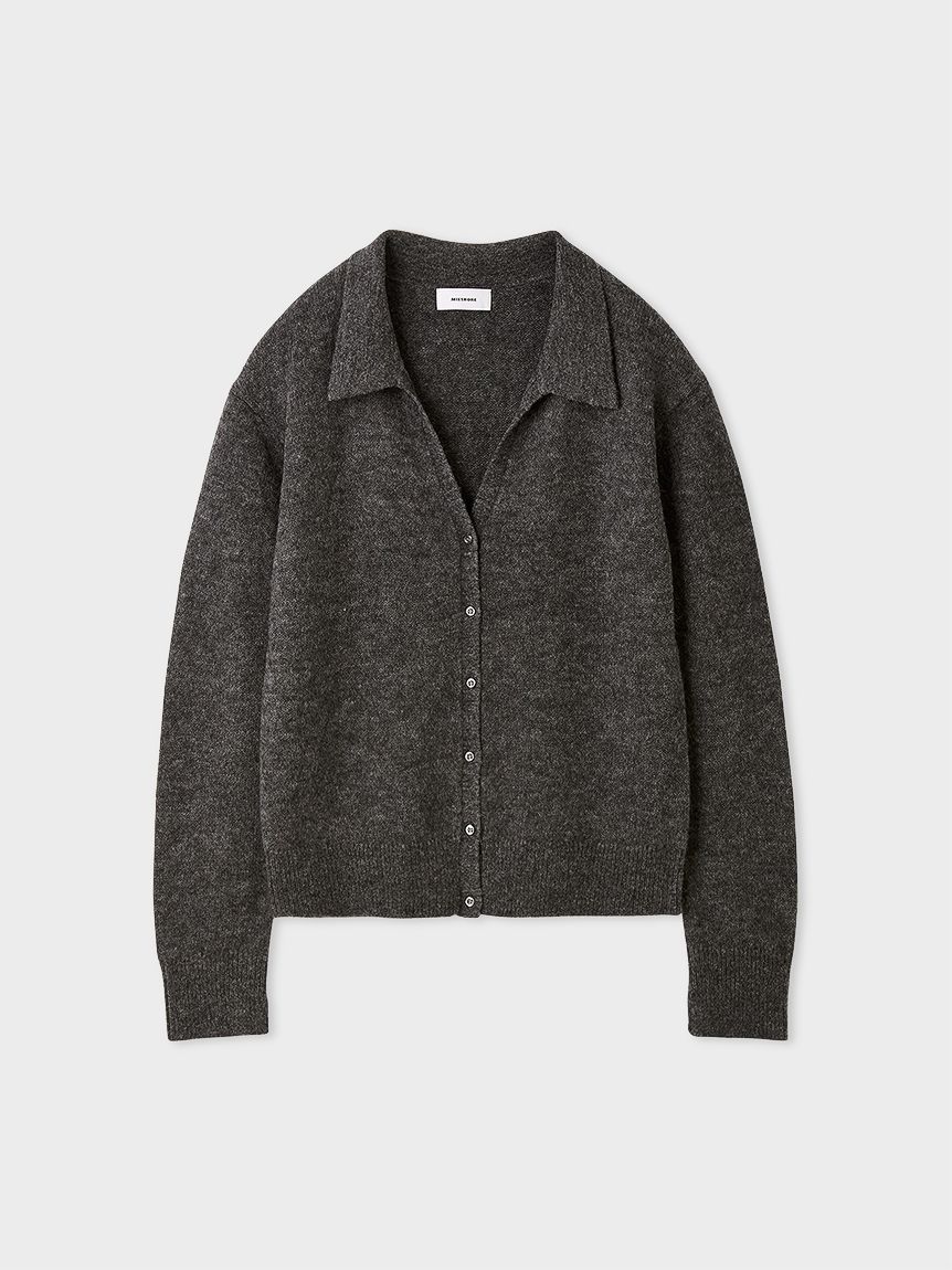 アルパカ混シャツニットカーデ(カーディガン)｜トップス｜MIESROHE