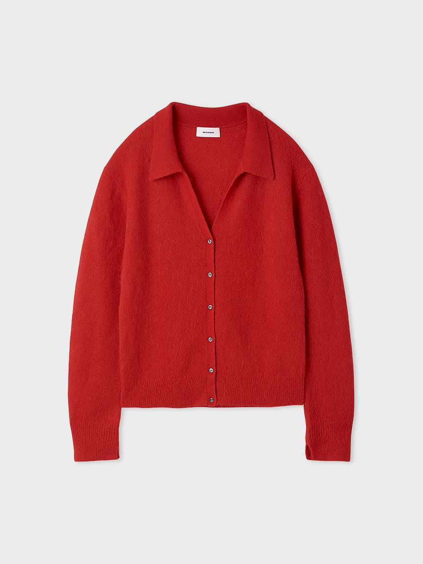 アルパカ混シャツニットカーデ(カーディガン)｜トップス｜MIESROHE