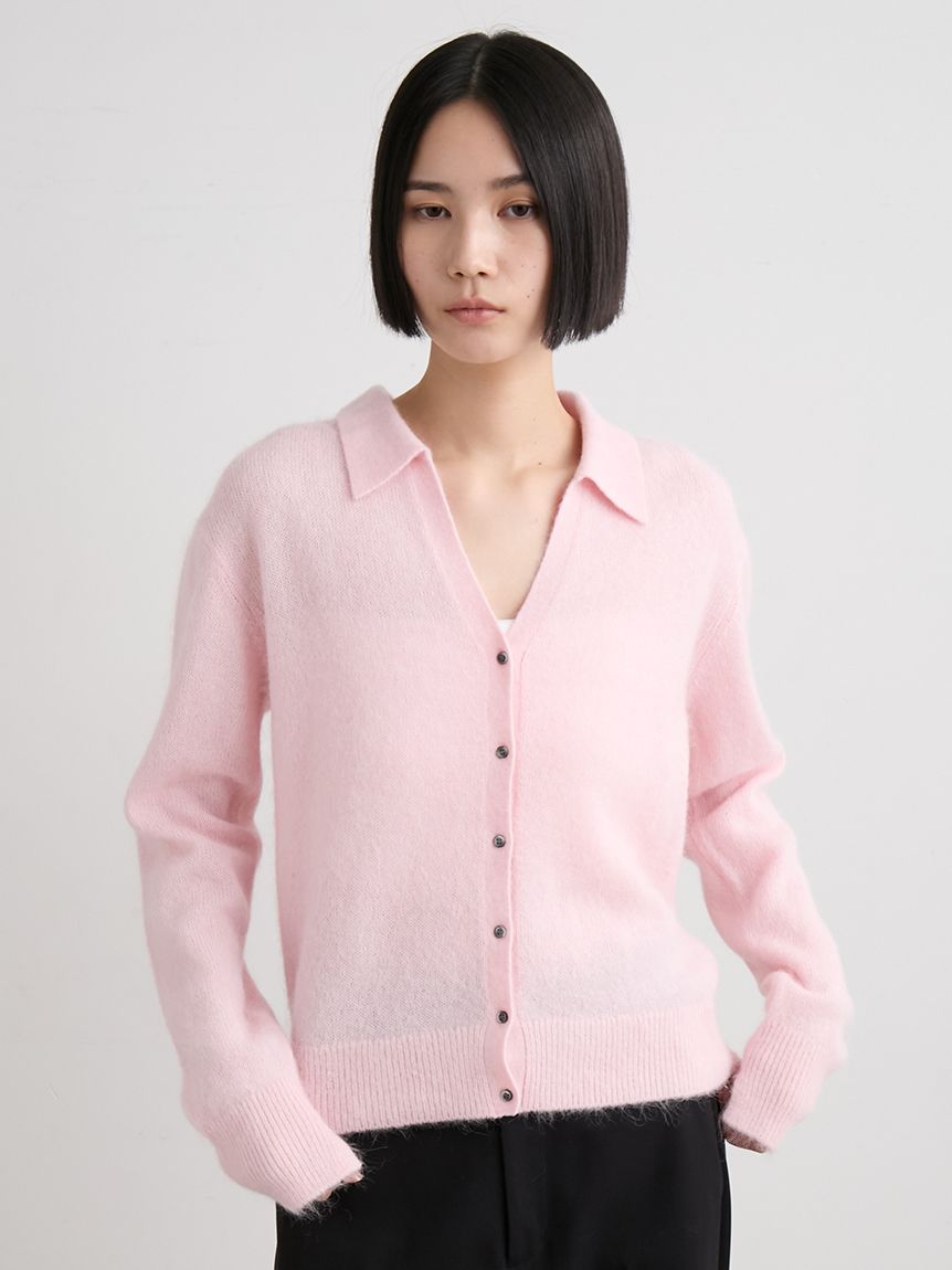 OrigamiDyedSuri　アルパカニットカーデ OrigamiDyedSuri アルパカニットカーデ - メルカリ