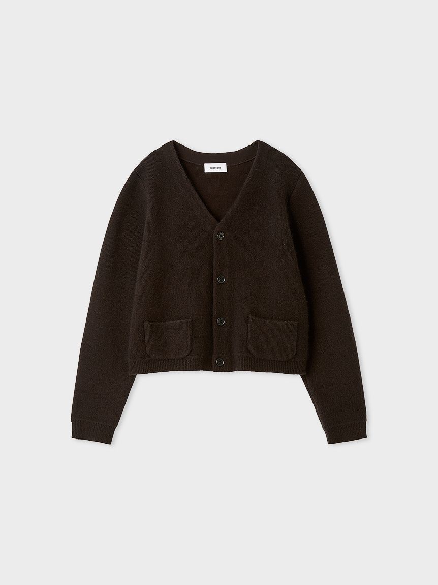 ウォッシャブルコンパクトシャギーVカーデ(カーディガン)｜トップス