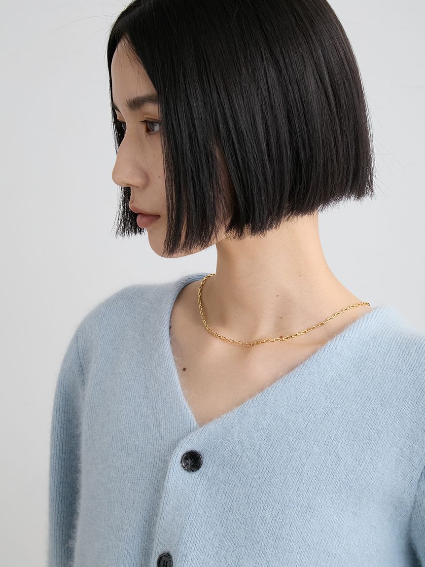 ウォッシャブルコンパクトシャギーVカーデ(カーディガン)｜トップス