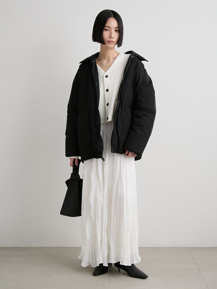 ウォッシャブルコンパクトシャギーVカーデ(カーディガン)｜トップス