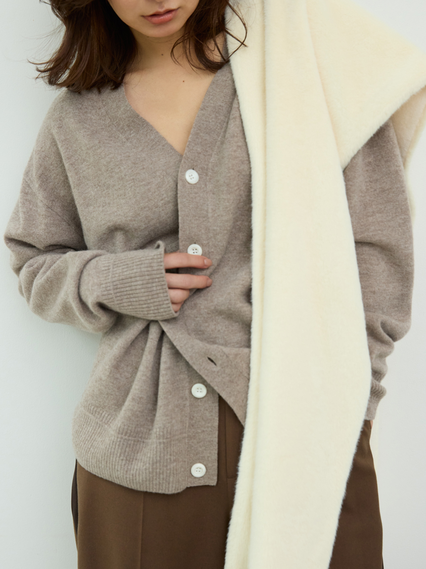 ウール2WAYカシュクールニットカーデ(カーディガン)｜トップス