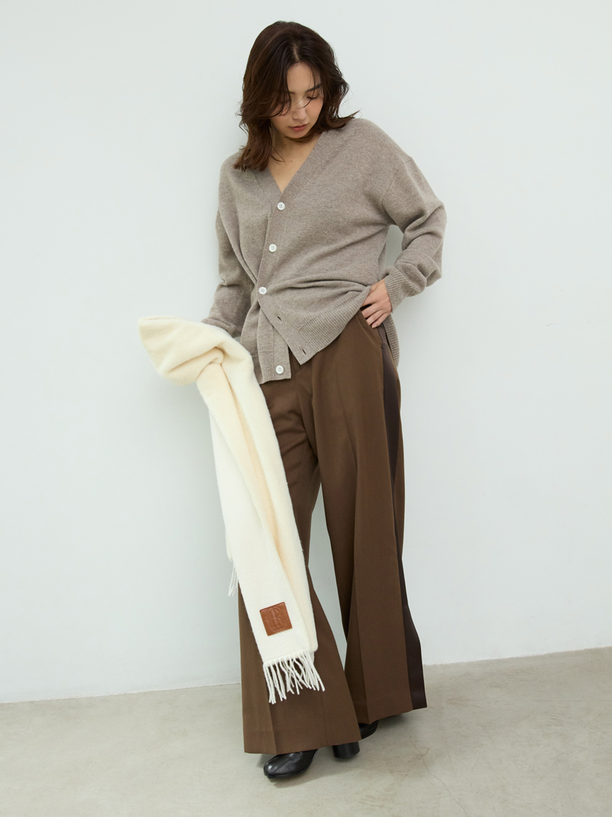 ウール2WAYカシュクールニットカーデ(カーディガン)｜トップス