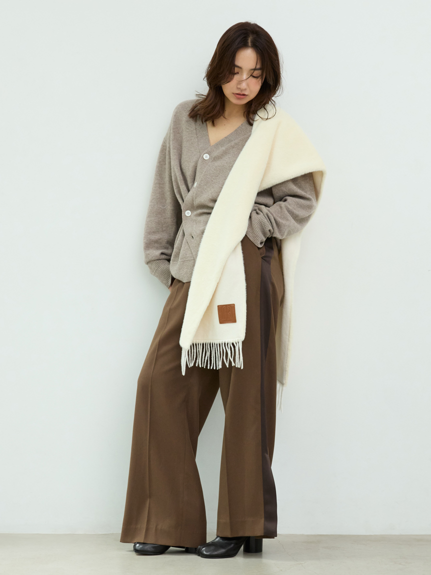 ウール2WAYカシュクールニットカーデ(カーディガン)｜トップス