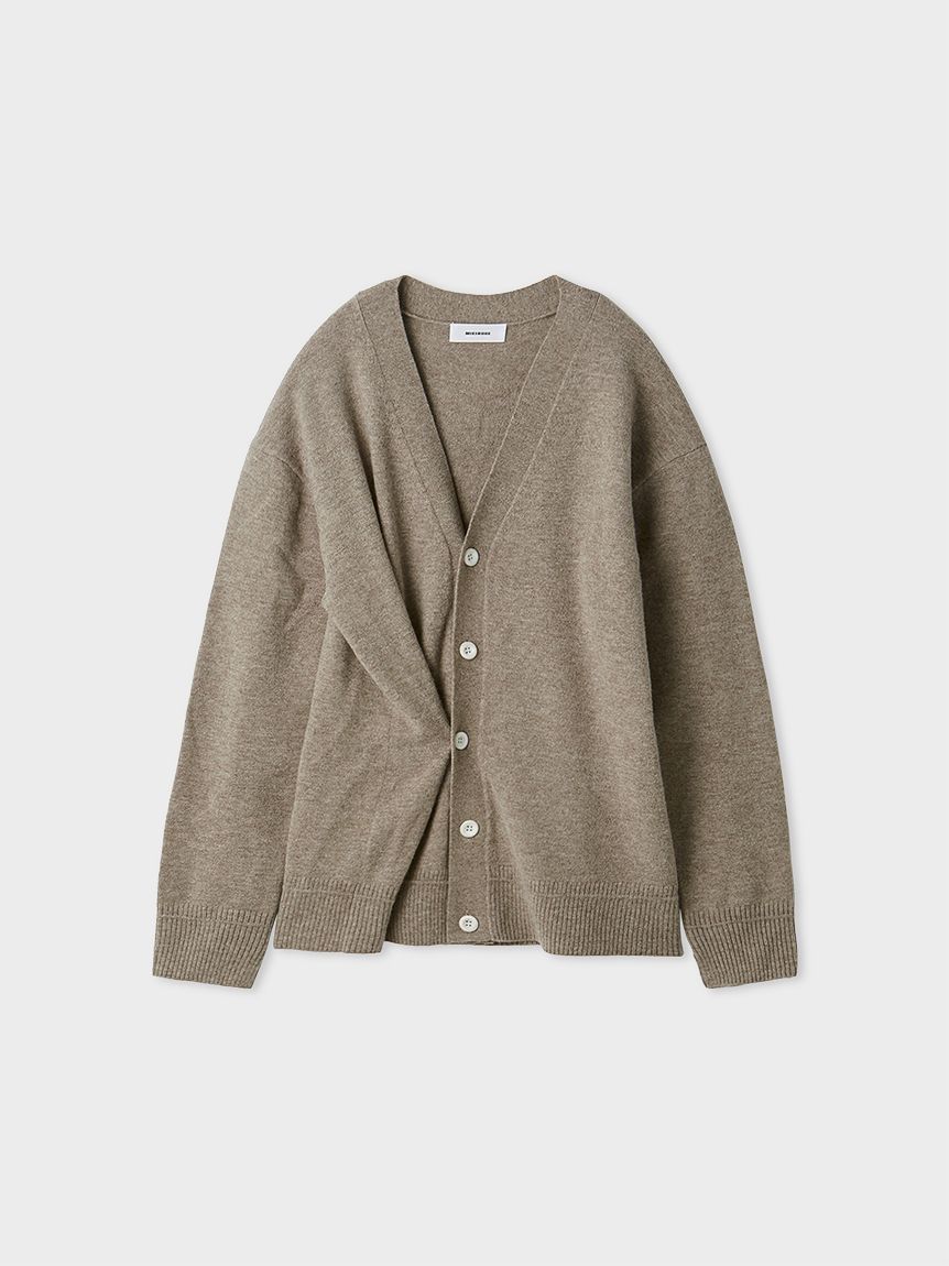 ウール2WAYカシュクールニットカーデ(カーディガン)｜トップス