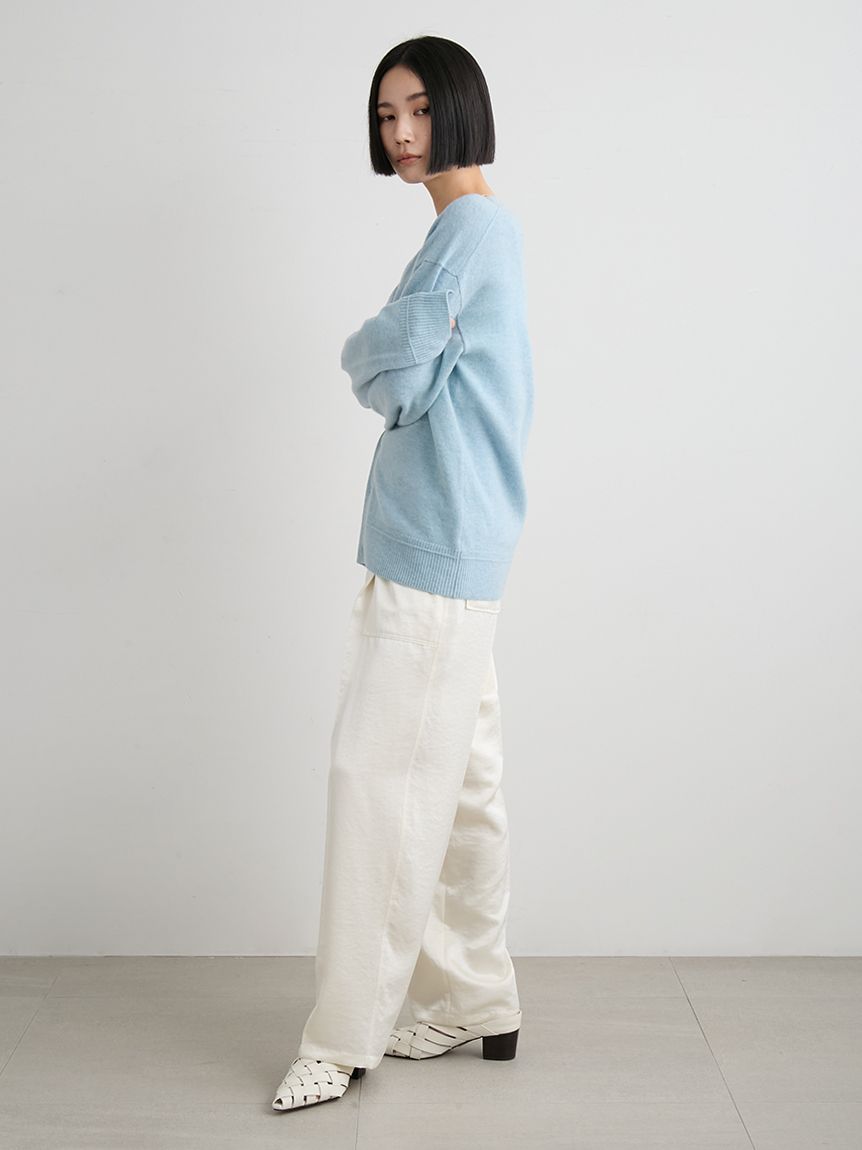 ウール2WAYカシュクールニットカーデ(カーディガン)｜トップス