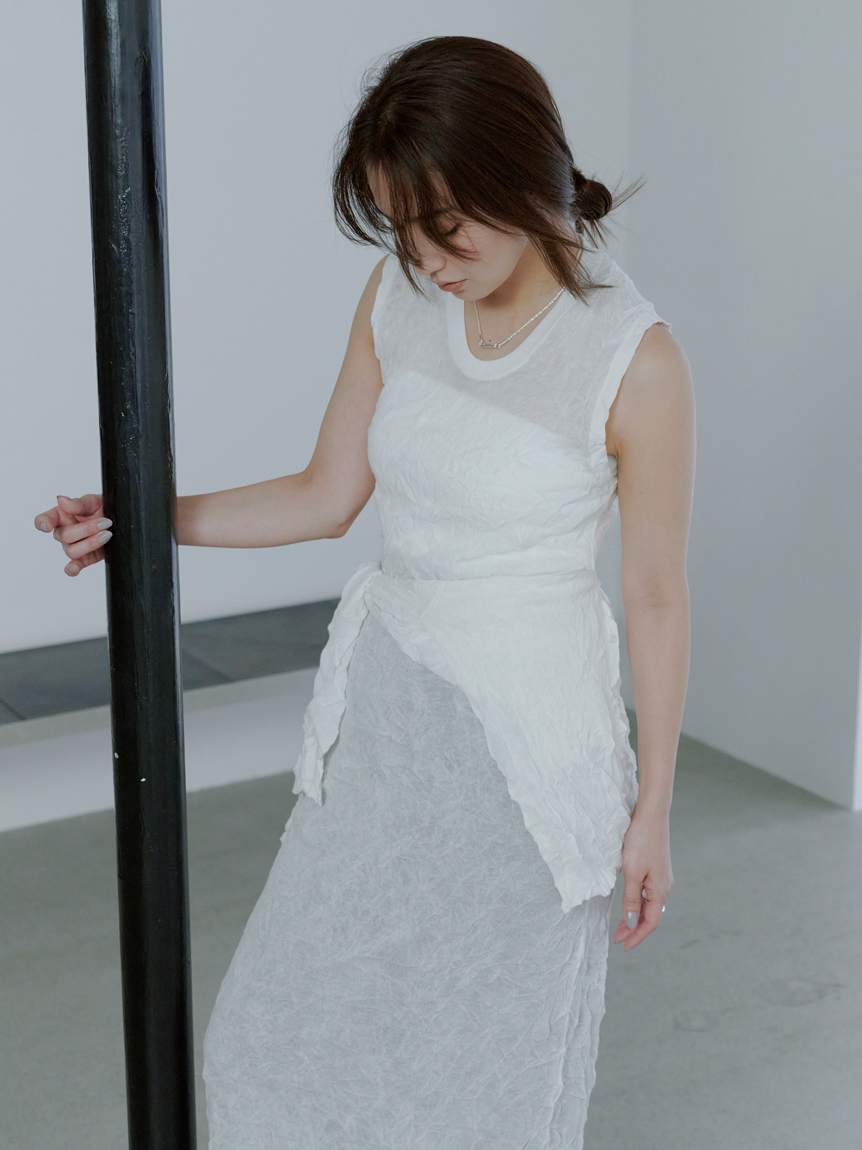 洗える】ワッシャーニットシャツ(ニット)｜トップス｜MIESROHE