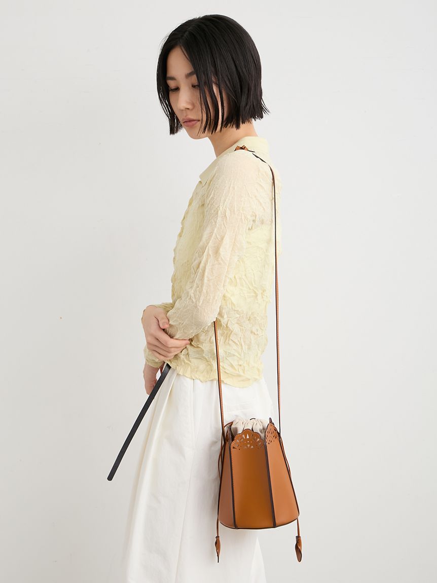 洗える】ワッシャーニットシャツ(ニット)｜トップス｜MIESROHE