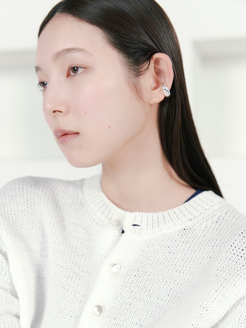 2025ss MIESROHE チューブヤーンコンパクトニットジャケット MIESROHE｜チューブヤーンコンパクトニットジャケット | Rakuten
