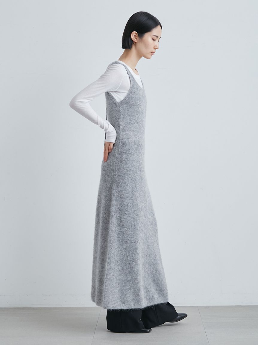 シャギーキャミニットOP(マキシ・ロングワンピース)｜ワンピース  