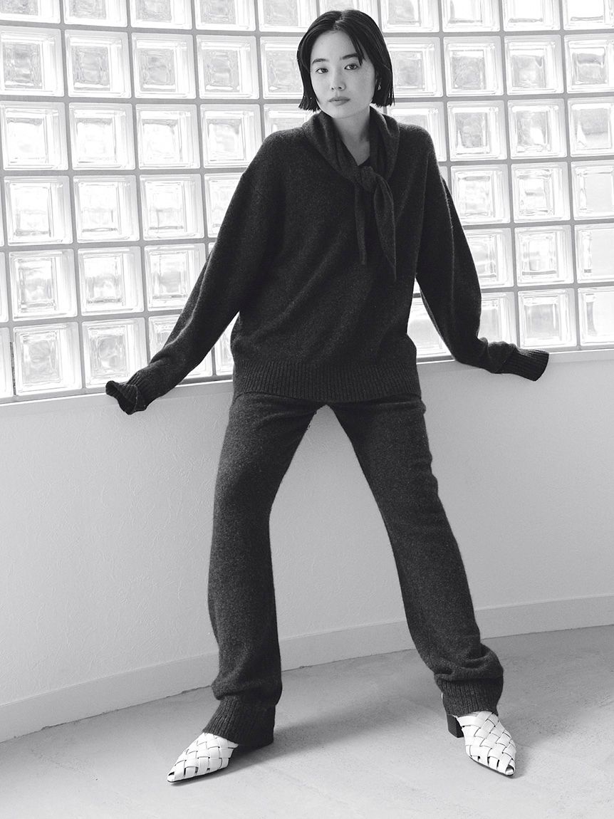 ソフトシャギーイージーニットPT(ワイドパンツ)｜パンツ｜MIESROHE