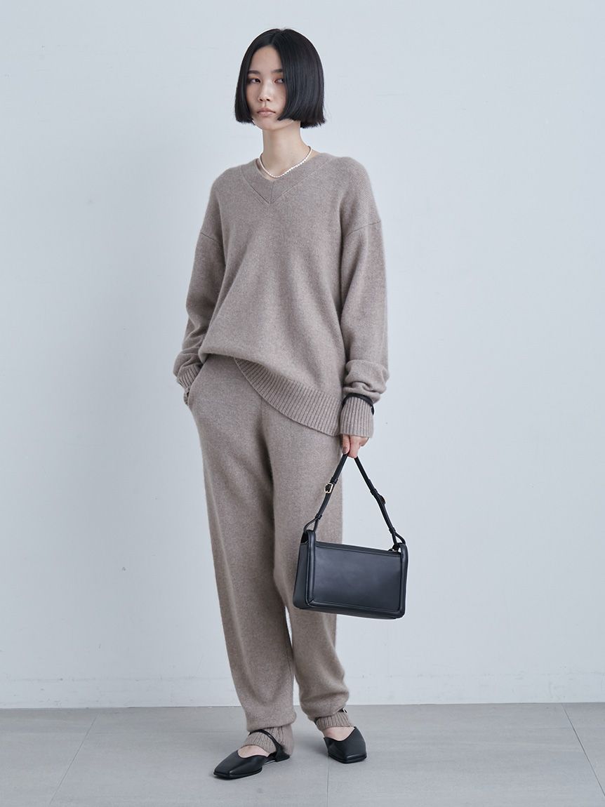 ソフトシャギーイージーニットPT(ワイドパンツ)｜パンツ｜MIESROHE