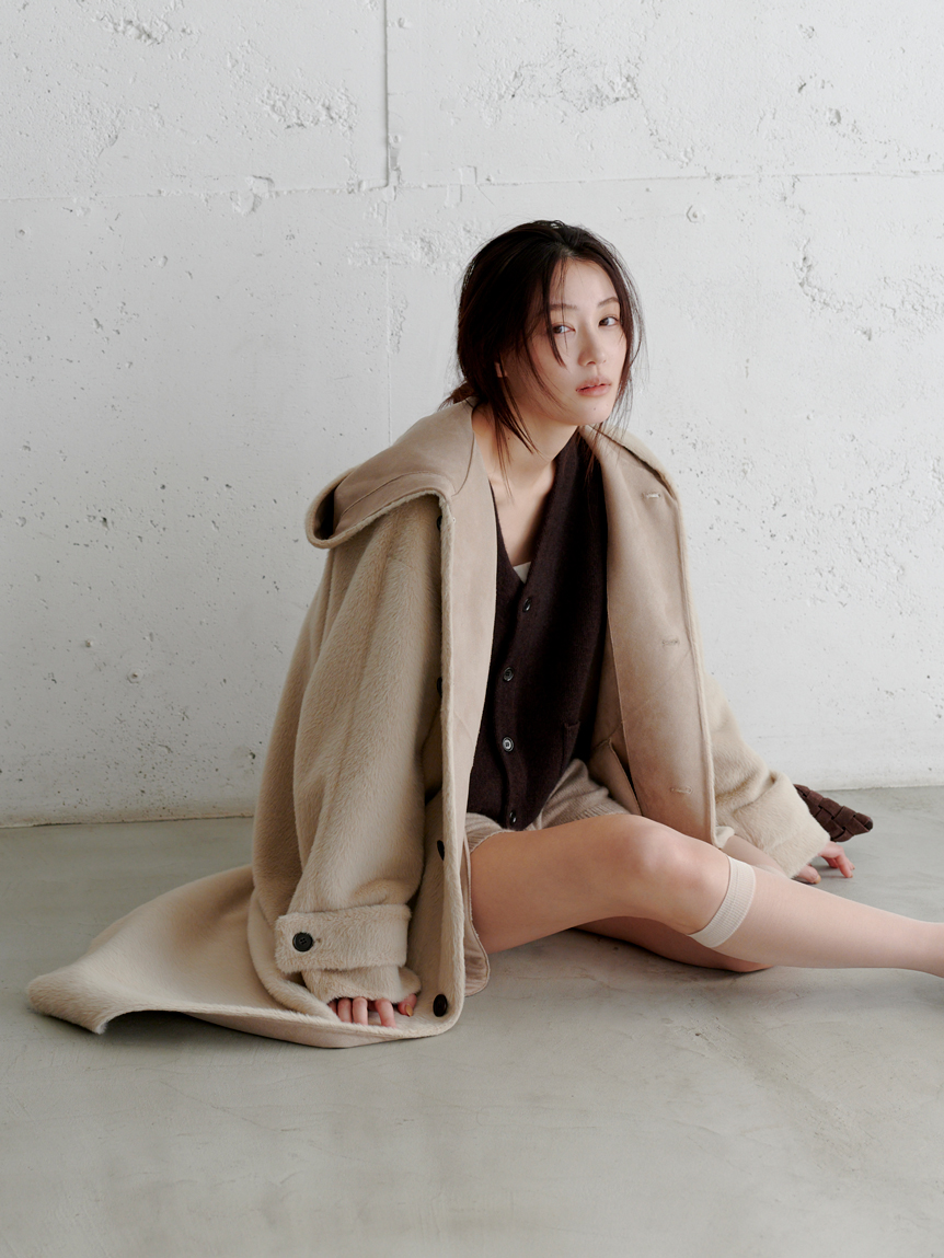 【りょこ★】ソフトシャギーニットショートPT/MIESROHE ソフトシャギーニットショートPT(ショートパンツ)｜パンツ｜MIESROHE