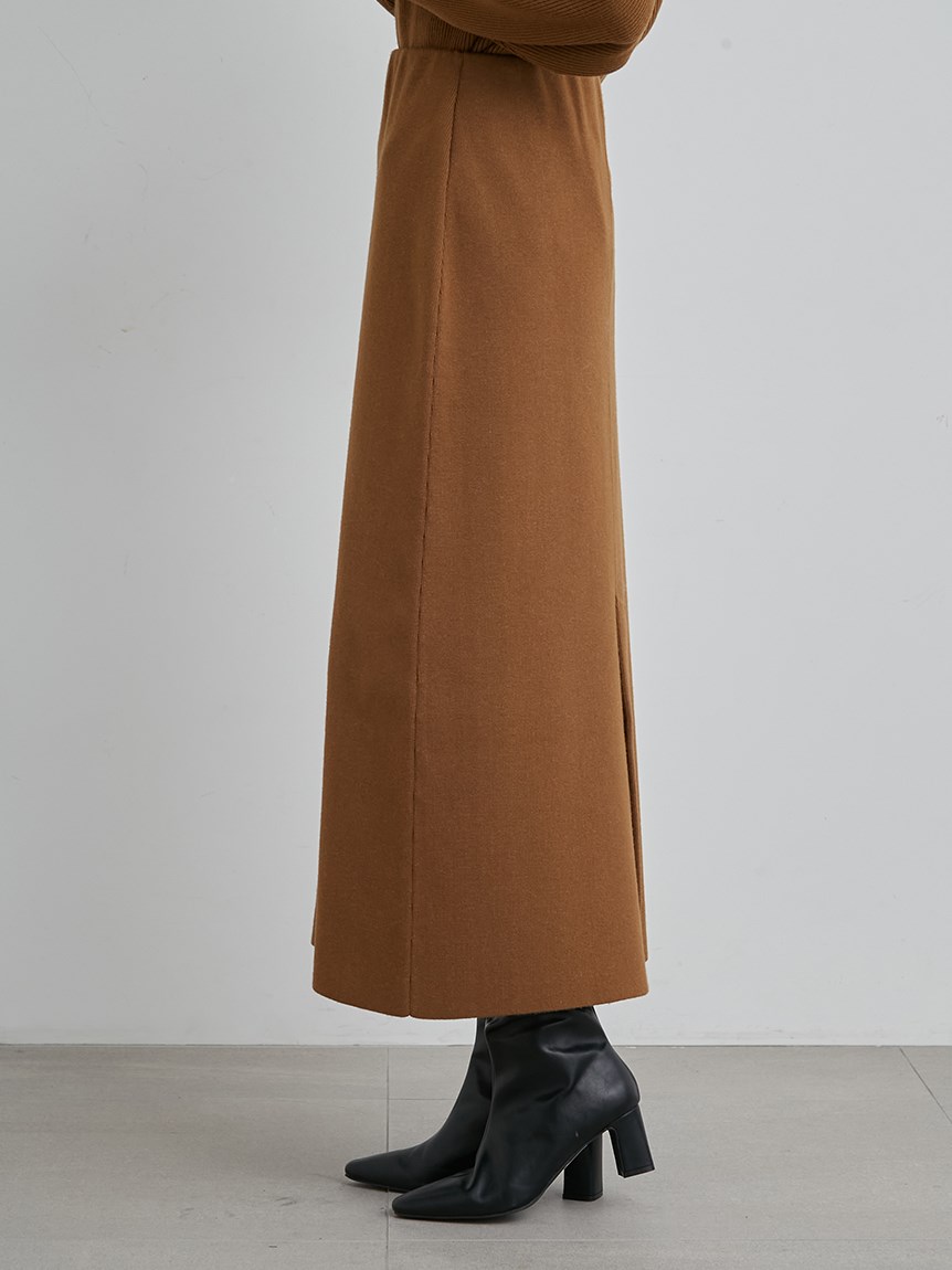 sustainable接結ナローニットスカート(ロングスカート)｜スカート