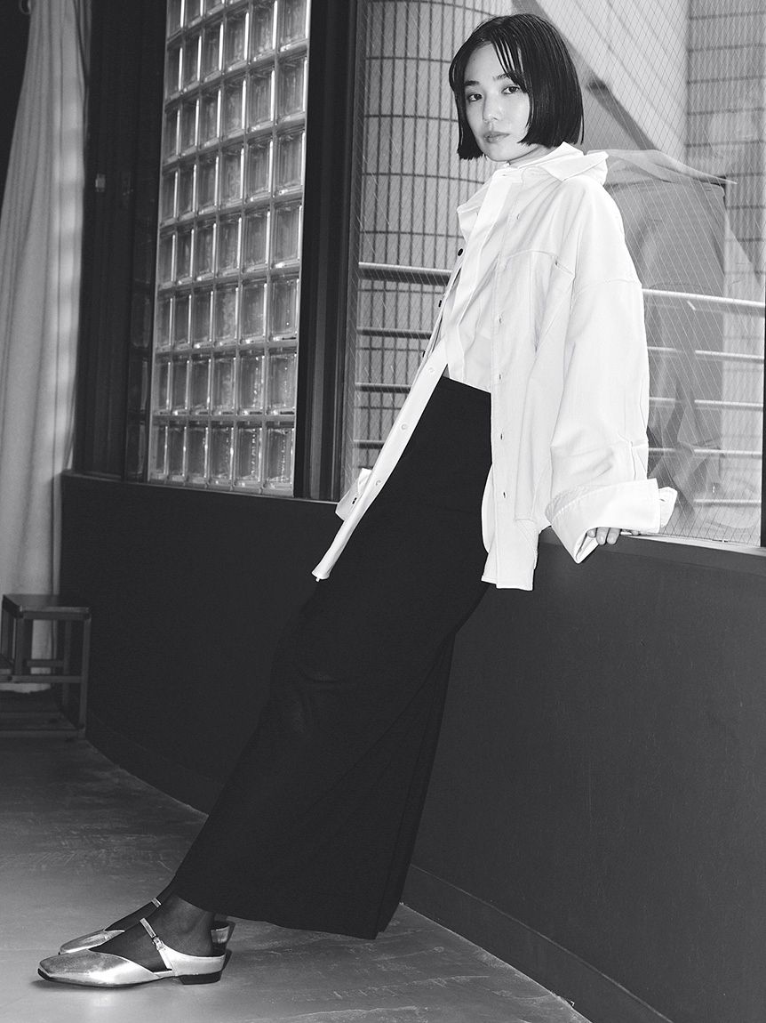 シアーニットスカート(ロングスカート)｜スカート｜MIESROHE