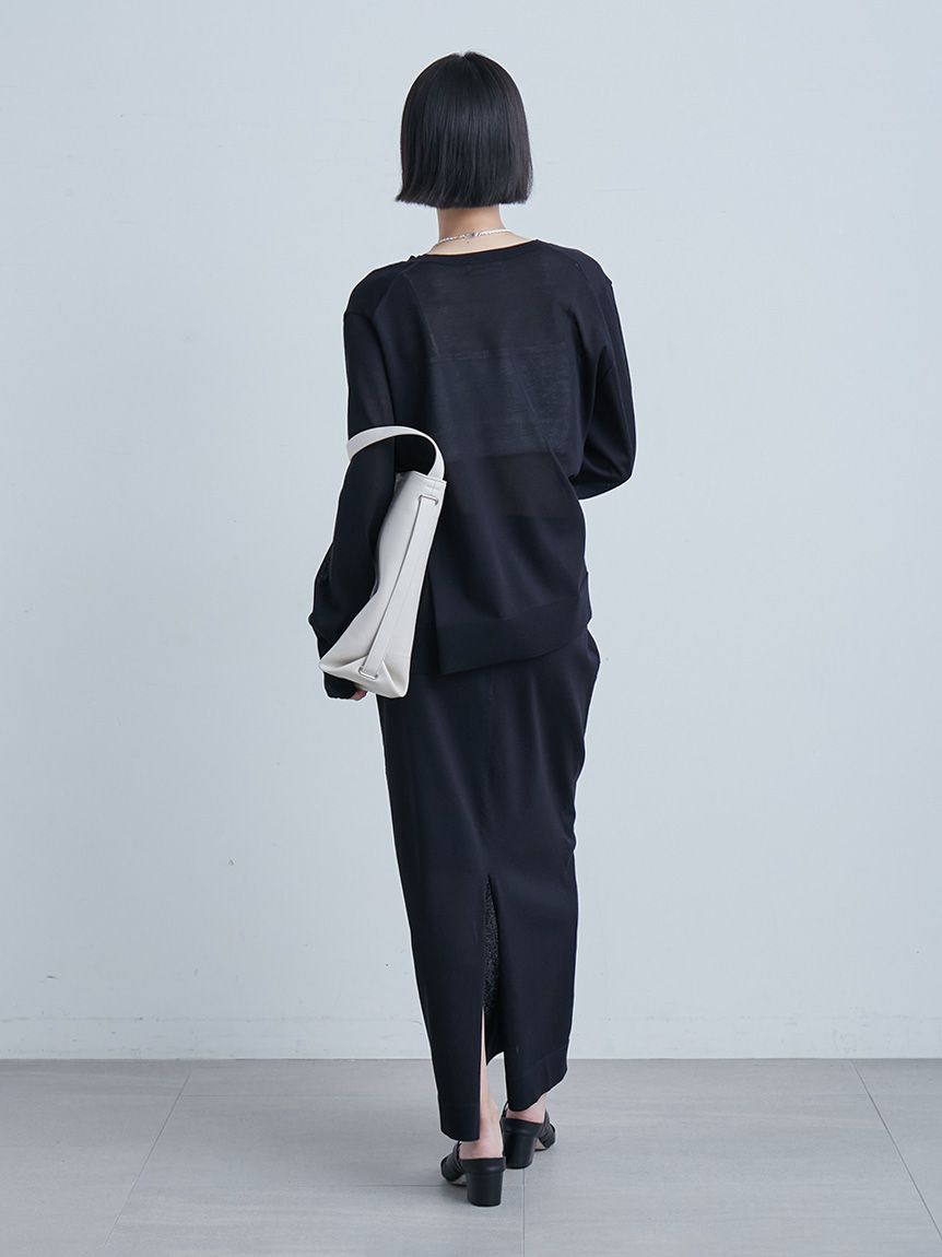 シアーニットスカート(ロングスカート)｜スカート｜MIESROHE