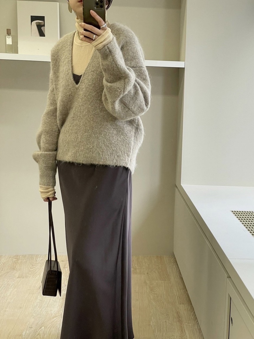 MIESROHEミースロエ　sustainableシャギーニット ニット/セーター トップス レディース 今だけ価格