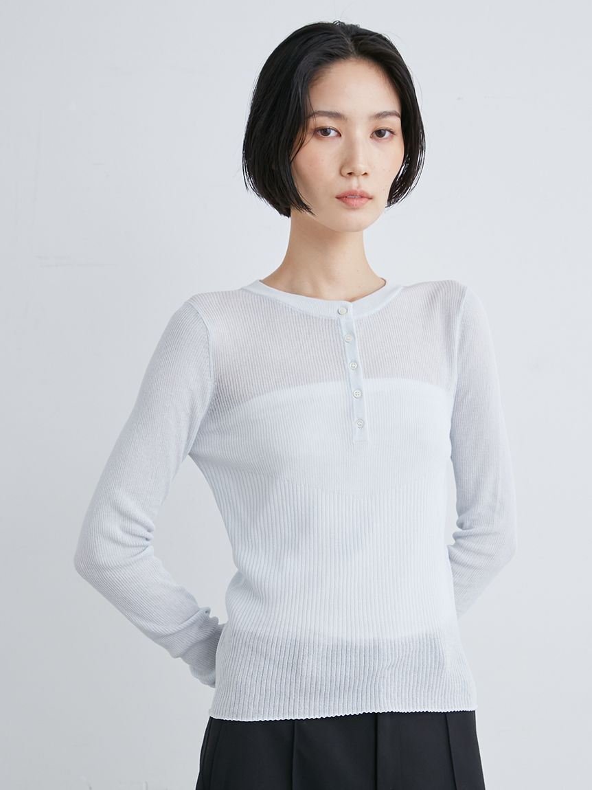 want les essentiels シェブロンニット