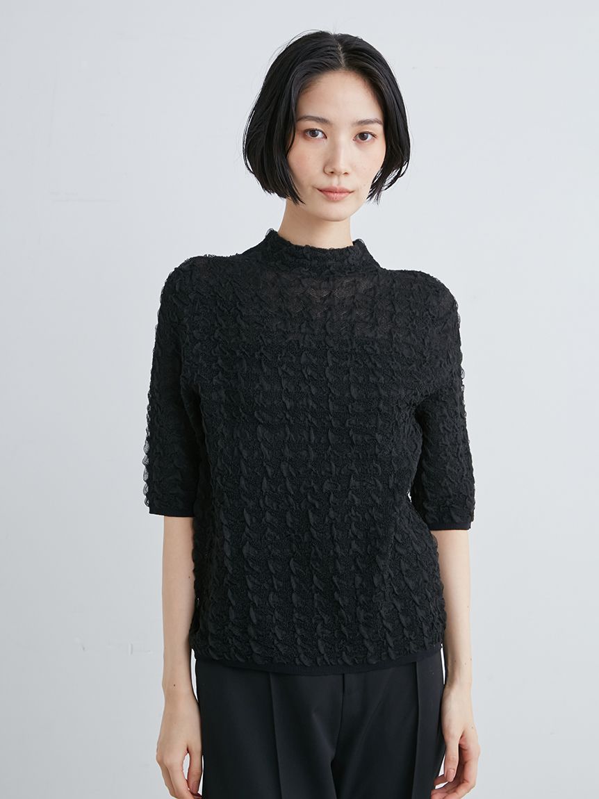 bubbleニットボトルネックトップス(ニット)｜トップス｜MIESROHE 