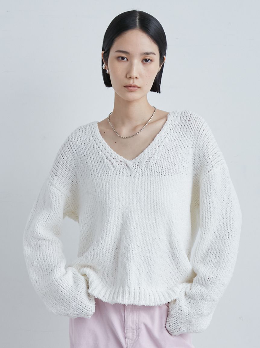 【Edition】2022年 定価¥24,200- ローゲージニットベスト F trim_fce_item66123fee653b2.jpg