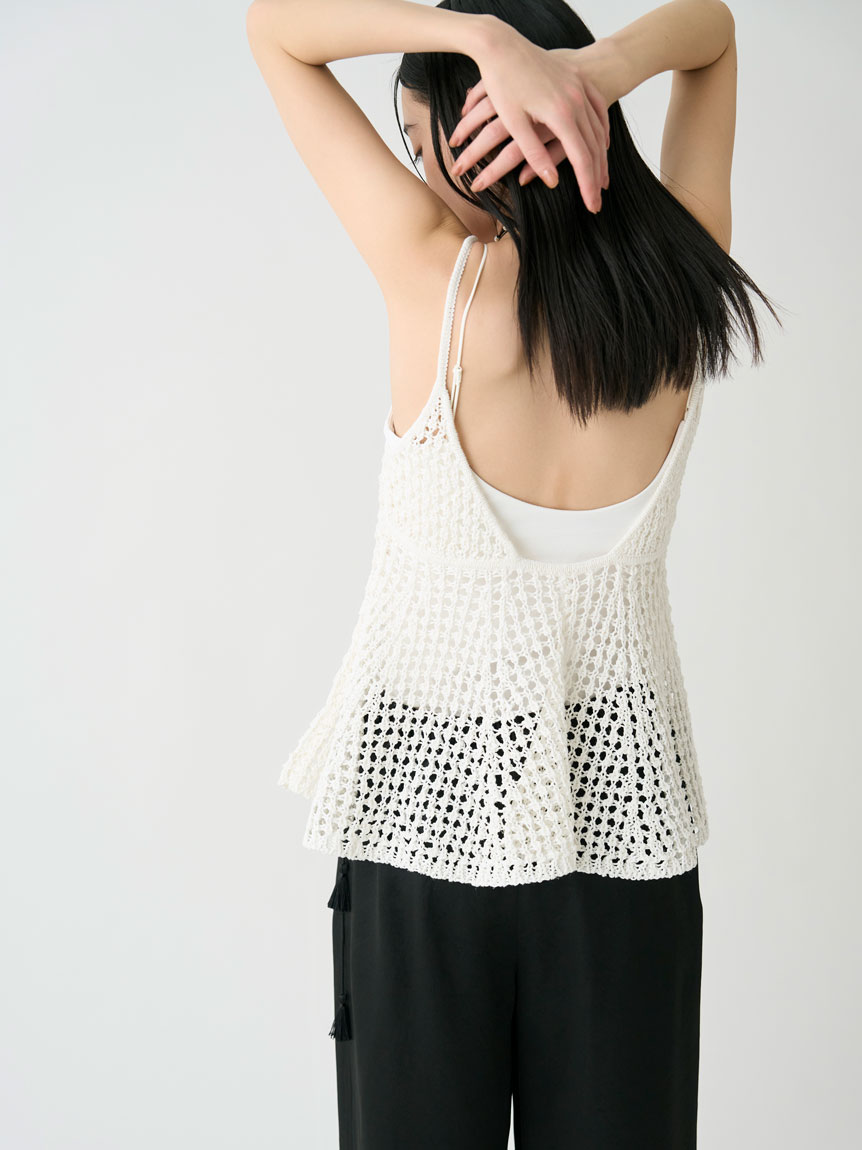 【MIESROHE】メッシュニットビスチェ MIESROHE｜メッシュニットビスチェ | Rakuten Fashion(楽天
