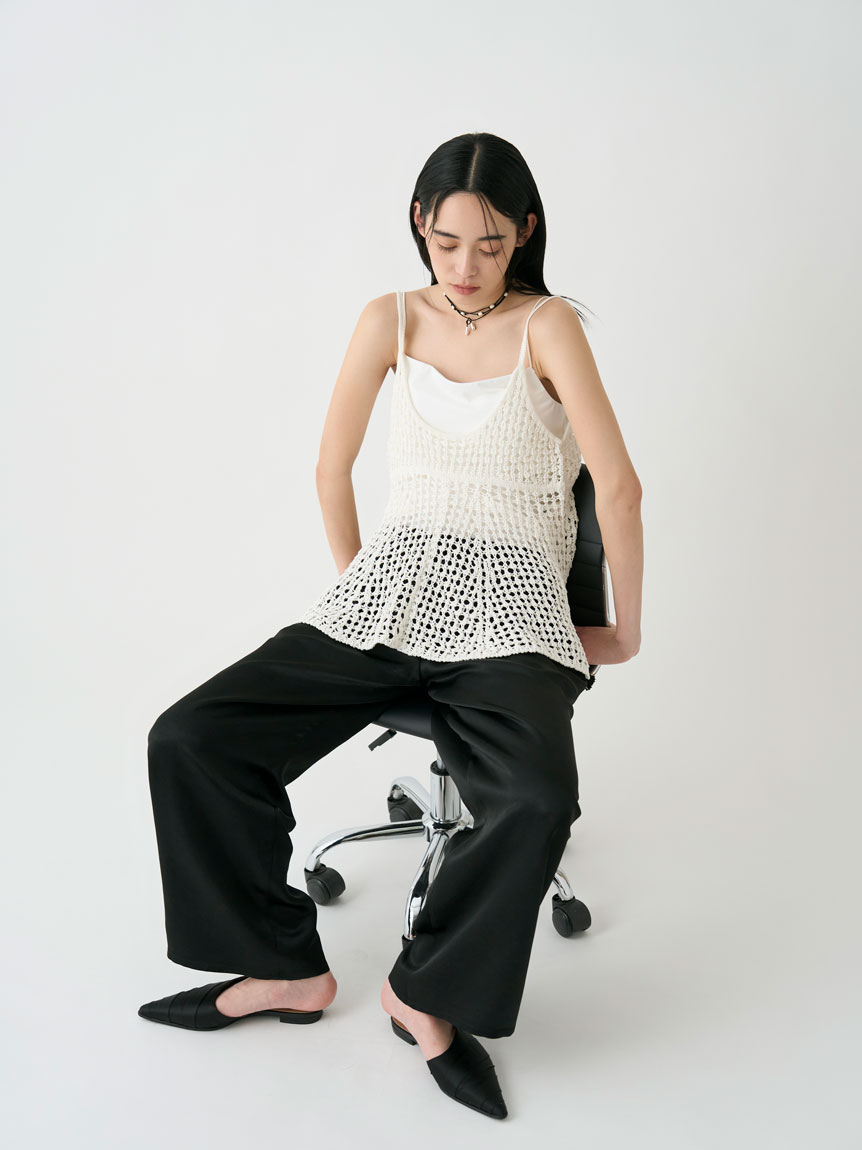 メッシュニットビスチェ　ミースロエ Amazon | [ミースロエ] メッシュニットビスチェ MWNT252010
