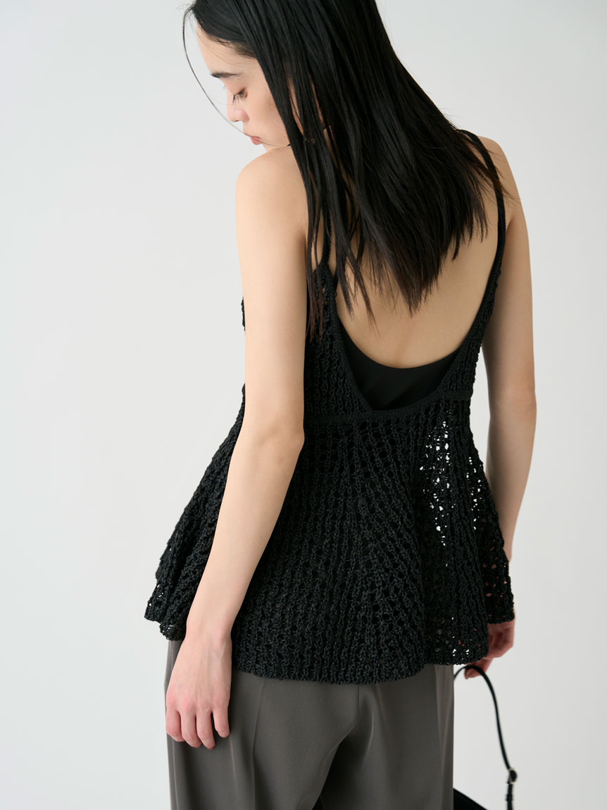 【MIESROHE】メッシュニットビスチェ メッシュニットビスチェ(ビスチェ)｜トップス｜MIESROHE