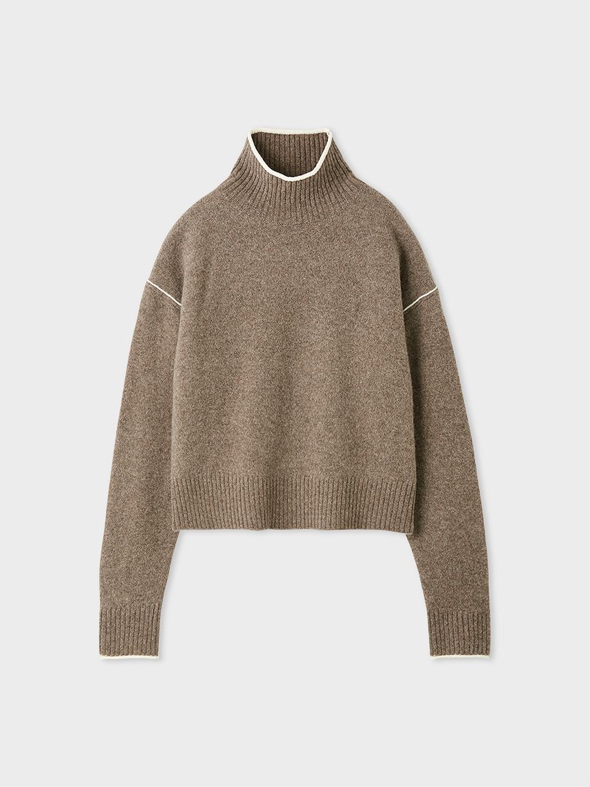 YAK／WOOLタートルソフトニット(ニット)｜トップス｜MIESROHE